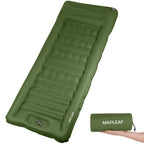 Ultralight Single Air Bed with Built-In Pillow & Foot Pump for Camping
