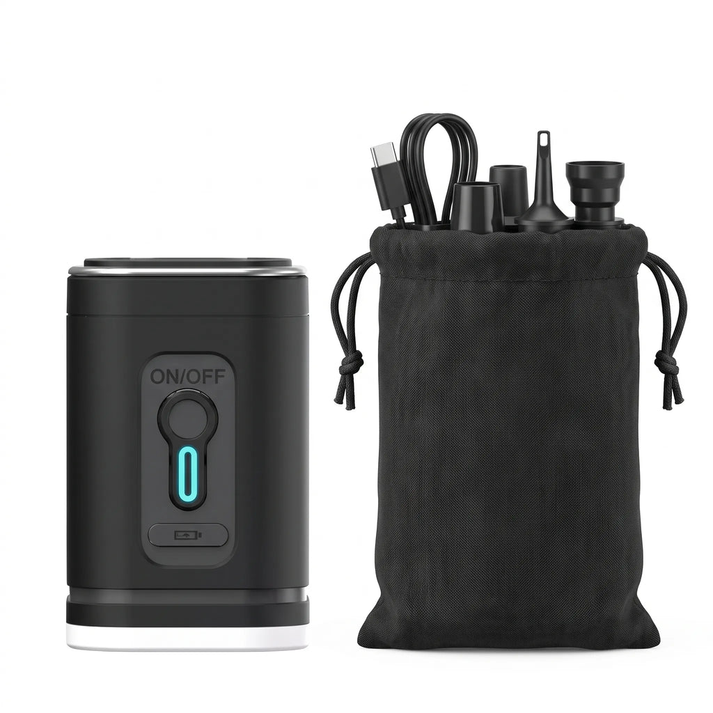 Rechargeable 2-in-1 Air Pump with Camping Light