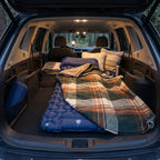 Inflatable Camping Mattress with Built-In Pillows