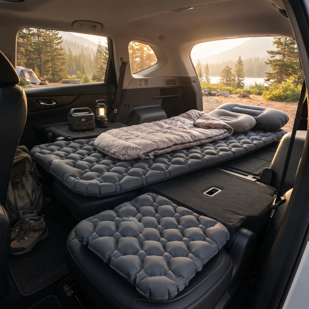 Single-Person Inflatable Camping Mattress