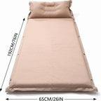 Ultralight Self-Inflating Single Air Bed for Camping, Travel & Picnics