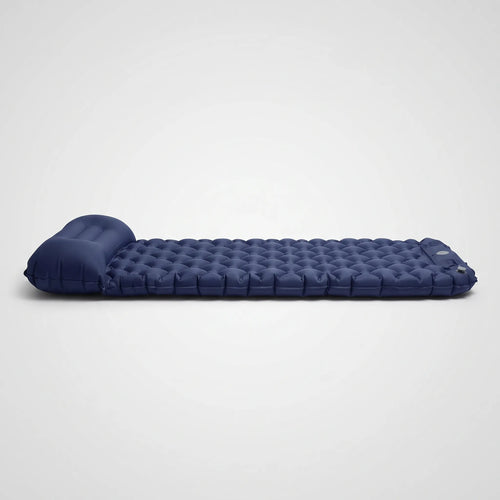Inflatable Camping Mattress with Built-In Pillows