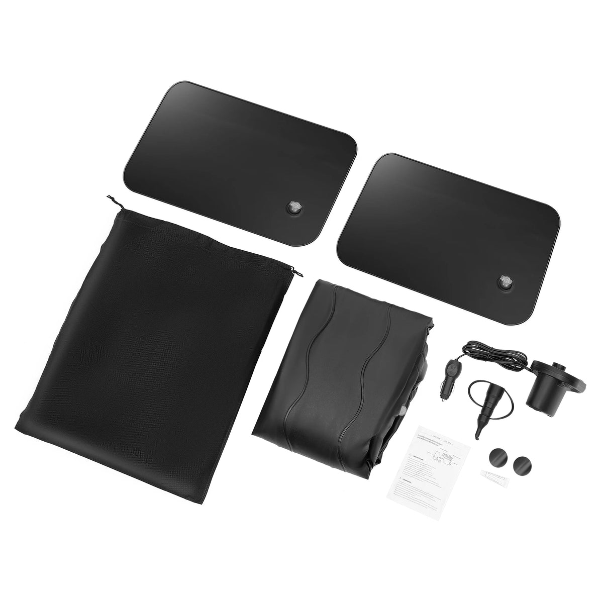 Portable Double Air Bed for Car Back Seat with Pump & Pillow