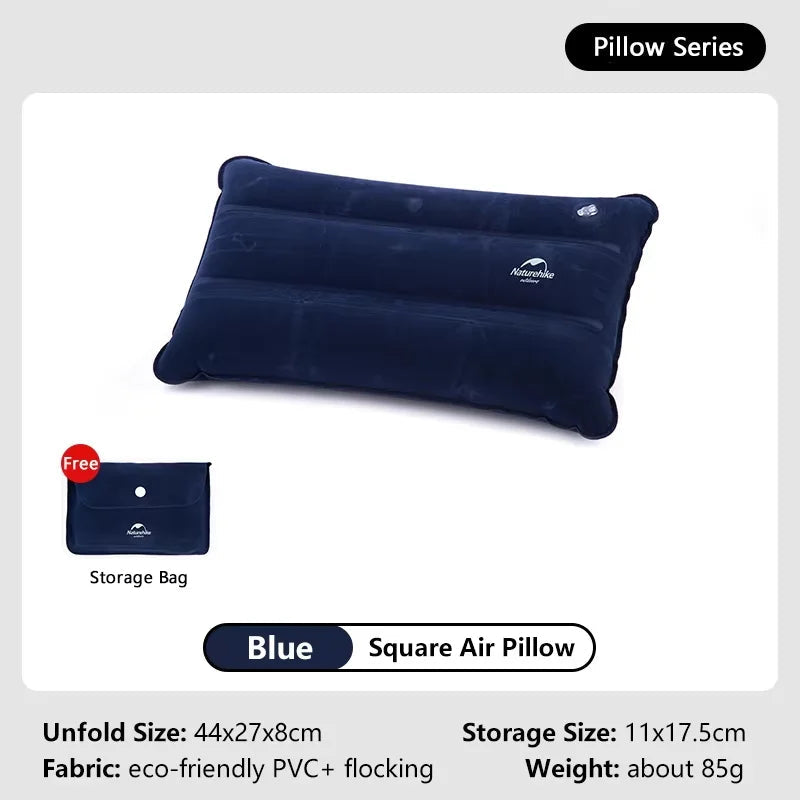 Blowing Inflatable Camping Pillow