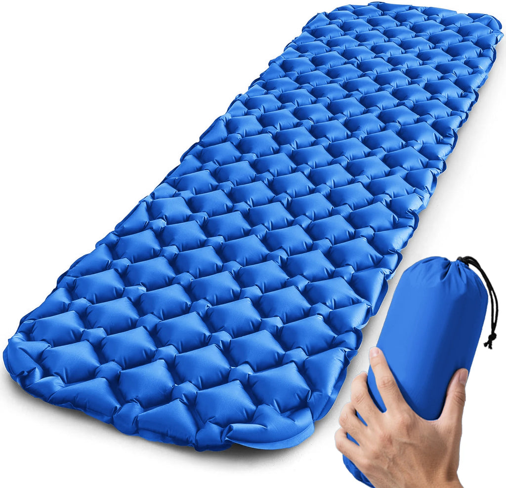 Ultralight Single Air Bed Without Headrest for Camping, Travel & Hiking