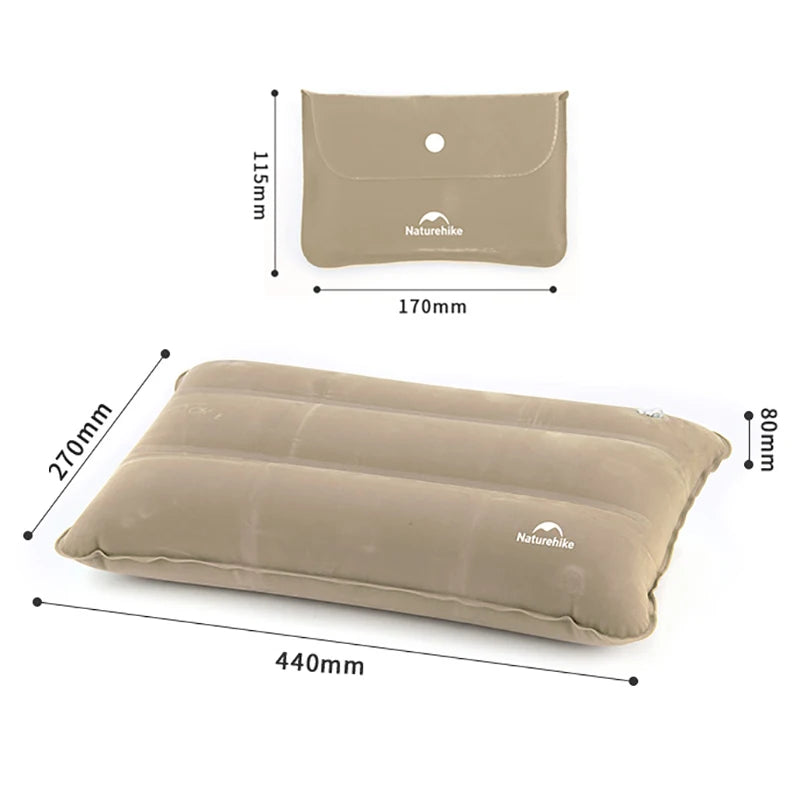 Blowing Inflatable Camping Pillow