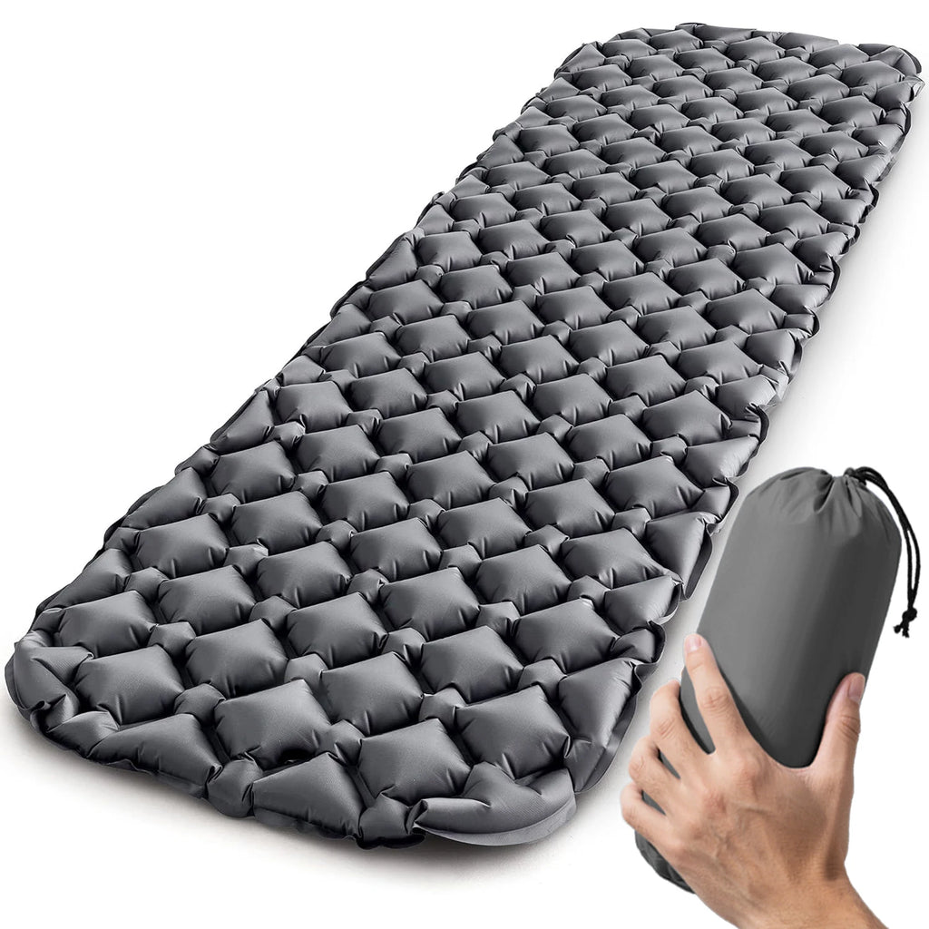 Ultralight Single Air Bed Without Headrest for Camping, Travel & Hiking