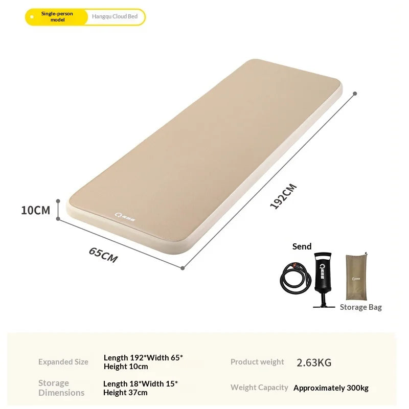 10cm Thick Single Air Bed for Camping & Tent Use