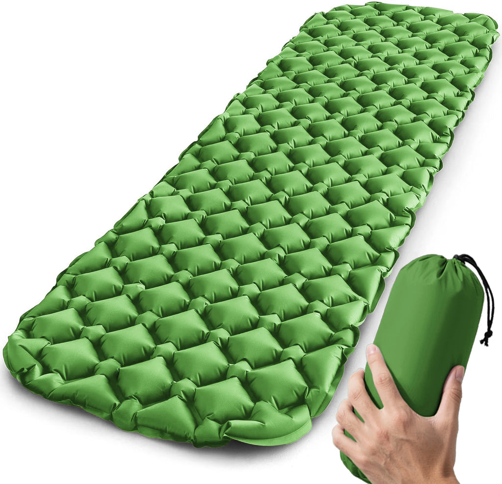 Ultralight Single Air Bed Without Headrest for Camping, Travel & Hiking