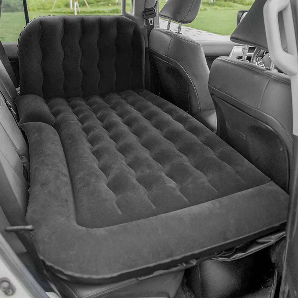 Portable Double Air Bed for Car Back Seat with Pump & Pillow