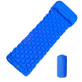 Inflatable Camping Mattress with Built-In Pillows
