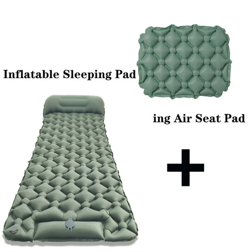 Single-Person Inflatable Camping Mattress