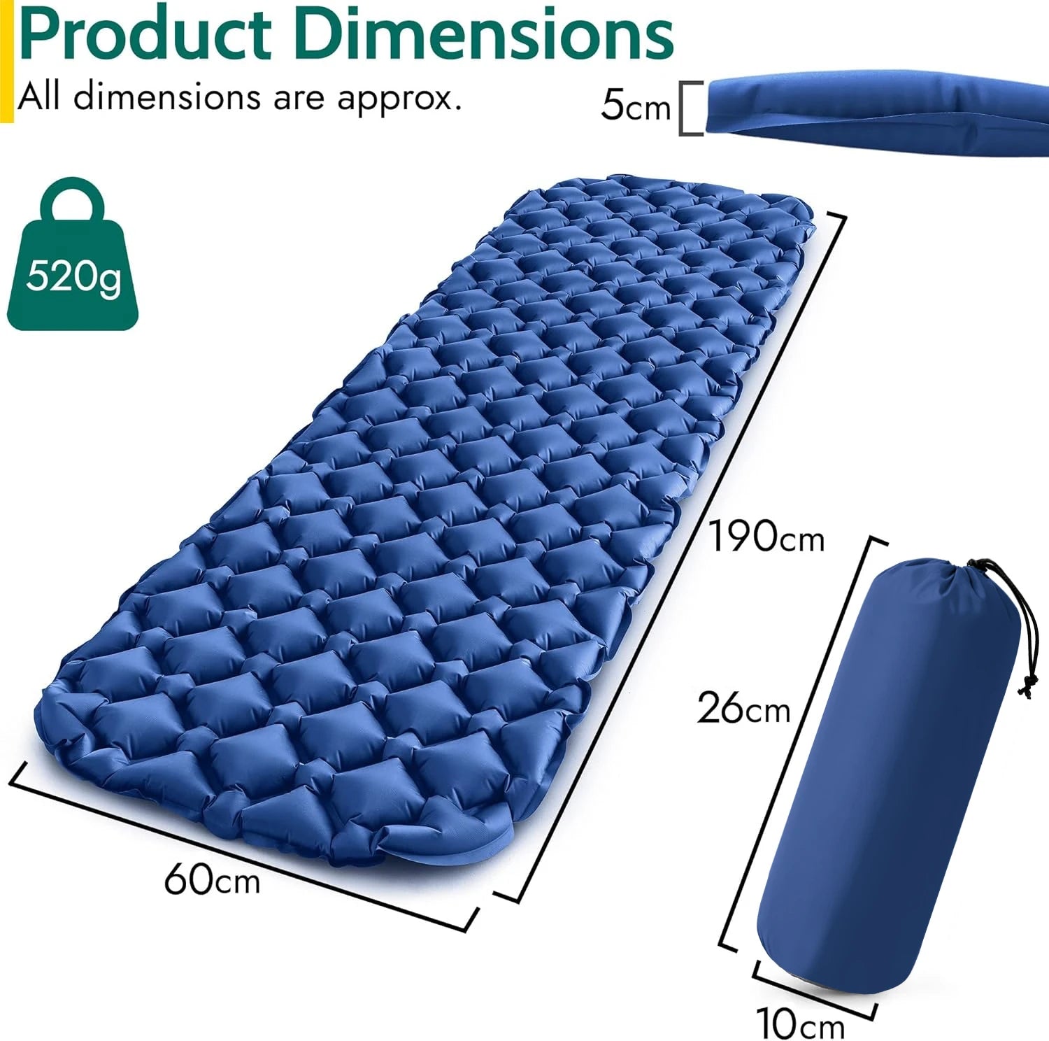 Ultralight Inflatable Sleeping Pad